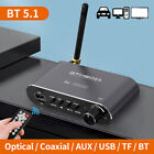 GTMEDIA Bluetooth 5.1 Empfänger HiFi Audio Adapter mit DAC COAXIAL OPTICAL USB