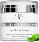 KLEEM Organics Crema Viso Retinolo  Acido Ialuronico Antirughe Rassodante 50ml