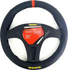 COPRIVOLANTE PER AUTO MARCA MOMO MODELLO SWC010BR COLORE NERO/ROSSO