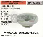 VITE SENZA FINE CHIOCCIOLA POMPA OLIO MOTOSEGA ZOMAX ZM 4680 5200 5410