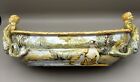 Antique Italy Figural Jardiniere Boat Planter With Mermaids/Sirens. Majolica?