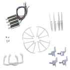 Set Ricambi Drone Syma X5 X5C - Eliche  Proteggi Eliche  4 Motori  Skid Supporti