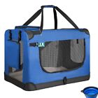 Borsa Trasportino Animali Domestici Misura Grande 81x56 H 58cm Cani e Gatti Blu