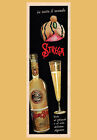 POSTER VINTAGE ADVERT LIQUORE STREGA CM 48X33 REWORKED REPRODUCTION IMAGE