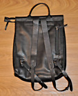 CLARKS BLACK LEATHER BACKPACK HANDBAG RUCKSACK BAG