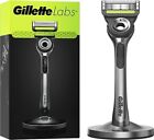 Gillette LABS RASOIO UOMO, con 1 LAMETTA BARBA Di Ricambio, Base Magnetica