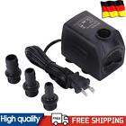 1800L/H Aquarium Pump with 3 Nozzles 25W Durable for Fish Tank Hydroponics Pond