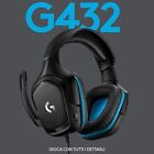 LOGITECH, cuffie gaming, G432, con cavo