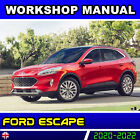 FORD ESCAPE REPAIR MANUAL 2020 - 2022 - SERVICE WORKSHOP ENGLISH ON CD