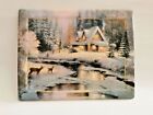 Piatto Thomas Kinkade Deer Creek Cottage - Serie Seasons of Reflection - 2002