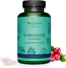 D-MANNOSIO ® | 2000 Mg | Con Mirtillo Rosso (Cranberry) E Vitamina C | 120 Capsu