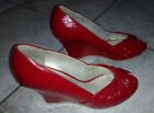 Scarpe Donna Spuntate Rosso Zeppa 39 Motivi