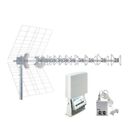 Kit Antenna TV Digitale Terrestre Fracarro Antenna, Amplificatore e Alimentatore