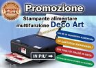 STAMPANTE ALIMENTARE CON KIT COMPLETO DECO ART INCLUDE INCHIOSTRO E CIALDE PROMO