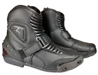 Scarpe stivali stivaletti bassi pelle calzature andare in moto protezioni slider