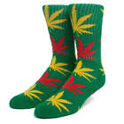 HUF Plantife Flair Leaves Socks - Green