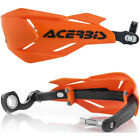 ACERBIS X FACTORY HANDGUARDS ORANGE BLACK MOTOCROSS ENDURO OFF ROAD WRAP AROUND