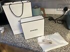 Chanel Gift Box, Gift Bag And Logo Ribbon Full Set New