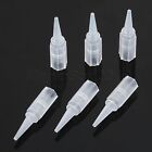 50PCS Tips For Permanent Makeup Round mouth 1R Tattoo Needle Caps Tools White