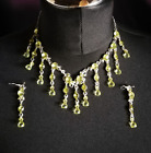 Indian Necklace Earring Set Green Jewellery Bridal Wedding Bollywood Women Girls