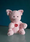 "TRUDI" peluche marionetta Maiale, colore rosa , altezza 25 cm.