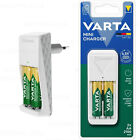 Caricabatterie per Pile Ricaricabili VARTA MINI + 2 Batterie AA Stilo 2100mAh