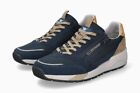 MEPHISTO ALLROUNDER SCARPA UOMO IN CAMOSCIO E TESSUTO SCAMARO DREES BLUE