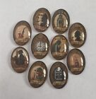 10 Sherlock Holmes Glass Cabochons Oval 25mm x 18mm Crafts Jewellery Making