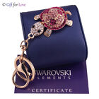 Portachiavi oro donna Swarovski Elements originale G4Love cristalli tartaruga