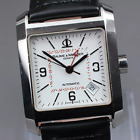 Exc+5* Baume & Mercier Hampton 65561 orologio da uomo automatico bianco con...