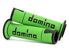 COPPIA MANOPOLE DOMINO ROAD-RACING UNIVERSALE MOTO VERDE/NERO 120-125MM APERTE