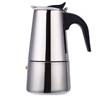 CAFFETTIERA ACCIAIO INOX MOKA MACCHINA CAFFE ESPRESSO CAFFE NAPOLETANO