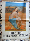 1946-PRESTITO DELLA RICOSTRUZIONE-Manifesto cm 140x100-Figurato A.DAZZI-Carrara+