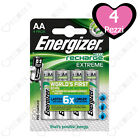 4 Batterie Ricaricabili Pile Stilo Energizer AA 2300mAh