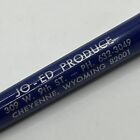 VTG Ballpoint Pen JO - ED PRODUCE Cheyenne Wyoming