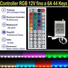 CONTROLLER Telecomando per striscia led RGB  RGBW Colore singolo IR RF 12-24v