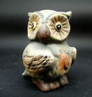 - - STATUINA IN CERAMICA DIPINTA GUFO GUFETTO - - OWL - -