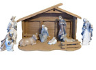 LLADRO Nativity Set Nao - 8 PIECE Retired Glossy in Orig. Box. Beautiful  MINT!