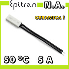Interruttore termico 50°C 50 gradi °C normalmente aperto na termostato con filo