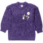 Obey Womens Flora Sweater Passion Flower