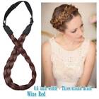 Real Natural Hair Band Plaited Headband Braided & Elastic Band Hair Extensions