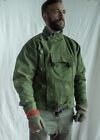 AUTHENTIC 1961 Swedish Army Military Motorcycle Dispatch Rider’s Jacket  -sz C52