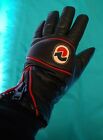 GLOVES guanti Ski leather vintage 80 s. INVICTA tg.7 circa M new! RARE