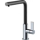 FRANKE 115.0373.930 Miscelatore NEPTUNE EVO CANNA GIREVOLE CROMATO-NERO black ma