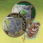 Moneta 5€ euro Koala 2024 Mondo Sostenibile Animali in via di estinzione PROOF