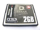 2GB Compact Flash Card 80x ( 2 GB CF Karte ) LEXAR Professional gebraucht