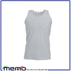 canotta uomo FRUIT OF THE LOOM maglia intimo canottiera palestra in cotone sport