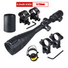 6-24x50 AOEG HD illuminated Sight Scope 50mm Objective Tube Optical Rifle Scope