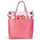 Borse donna a spalla Gattinoni Planetarium Rosa Borsa Shopping Reversibile Fiori