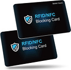 Anti RFID Protezione per Carte di Credito Contactless, NFC (2 pezzi)